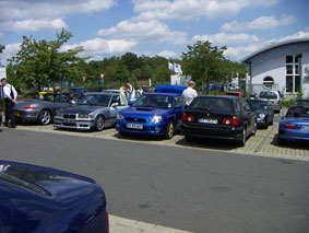 Parkplatz Zufahrt Nordschleife 